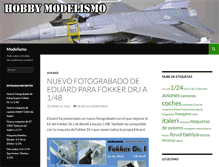 Tablet Screenshot of hobby-modelismo.com